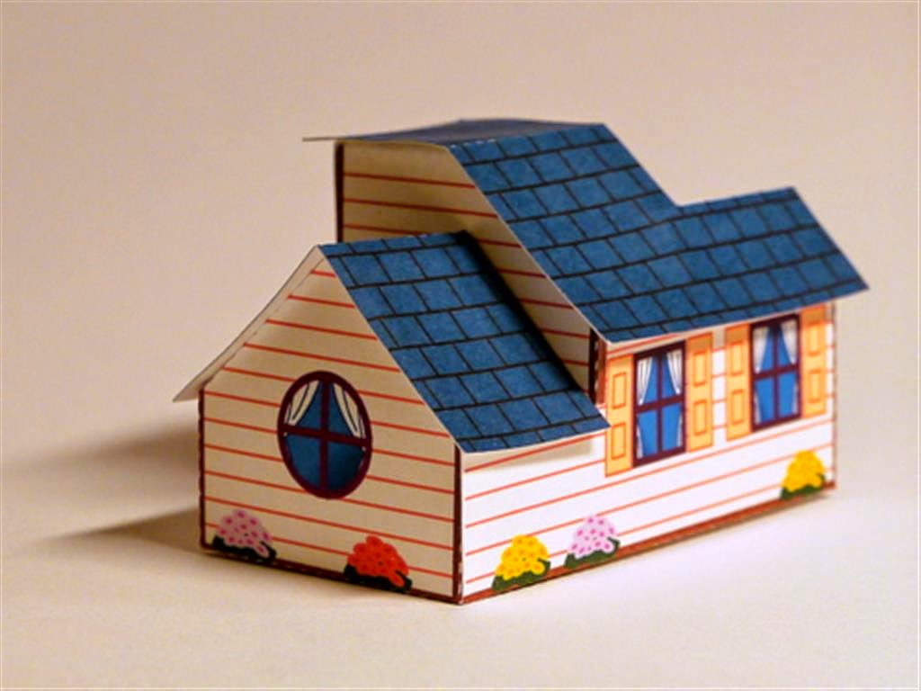  Kerajinan  Anak  Miniatur Rumah cupidocreativeblog